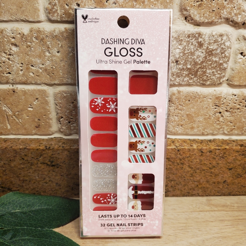 🆕 Dashing Diva Nail Wraps - Santa's Helper